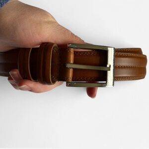 Allen Edmonds Brown Leather Belt Bag